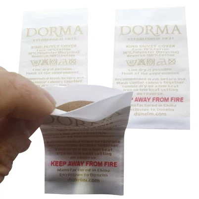 Satin Pocket Security Label